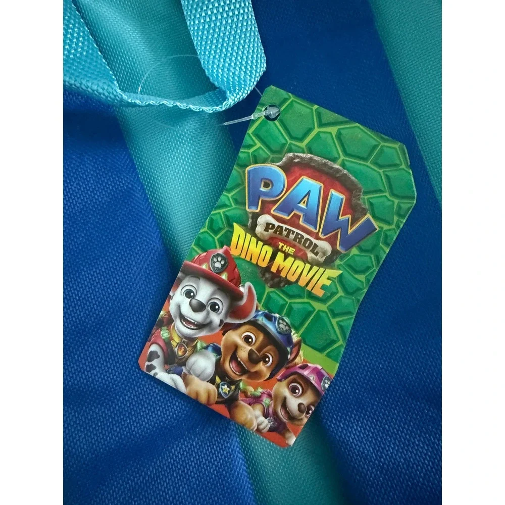 Paw Patrol Dino Movie Backpack and Insulated Lunch Bag Set Unstoppable Blue